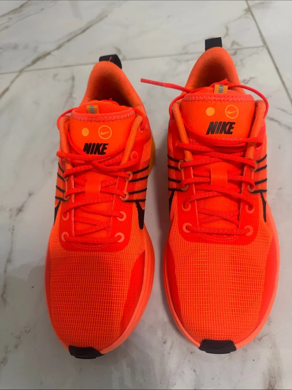 Nike Women’s Bright Orange and Black Running Sneakers